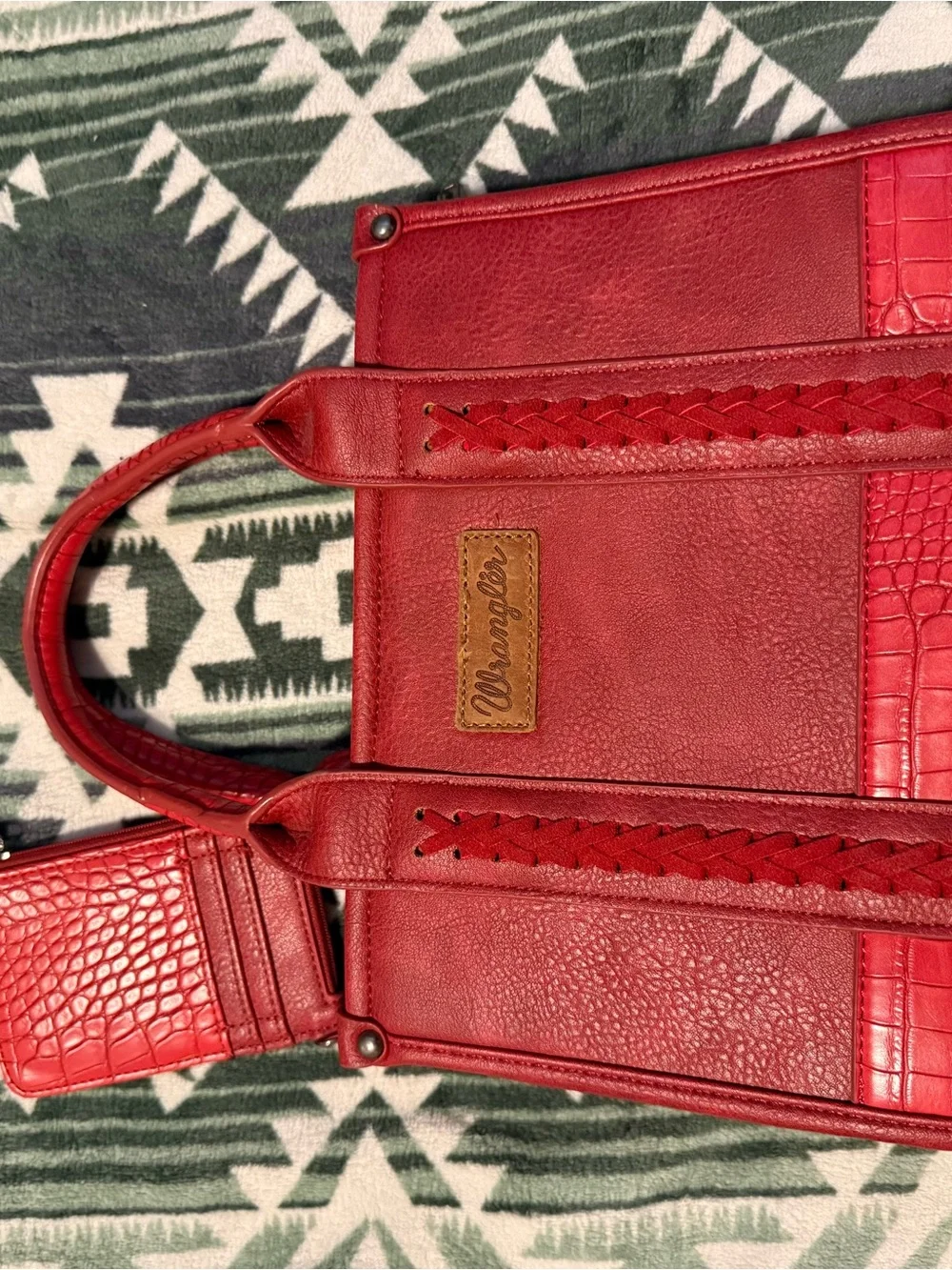 Wrangler Red Women's Tote Bag